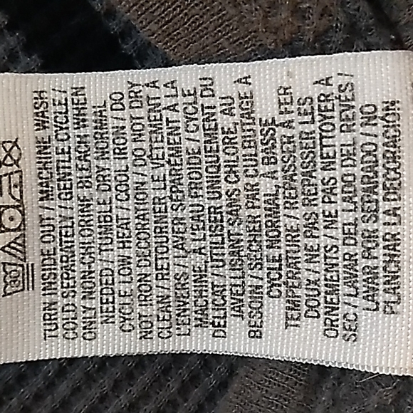 Victoria's Secret Pink Gray and Black Striped Cotton Thermal Size XS - Picture 6 of 6